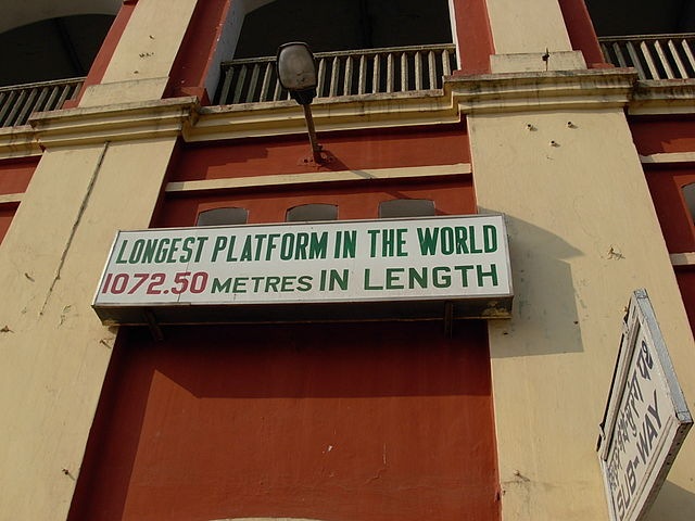 Indian Railways are the owner of the longest platform in the world
