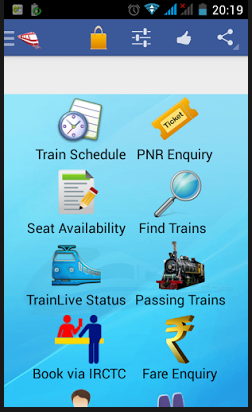 There is now a mobile app to track trains and book tickets introduced by IRCTC in 2014