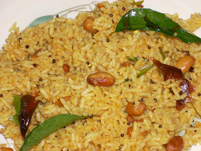 Puliyogare Rice