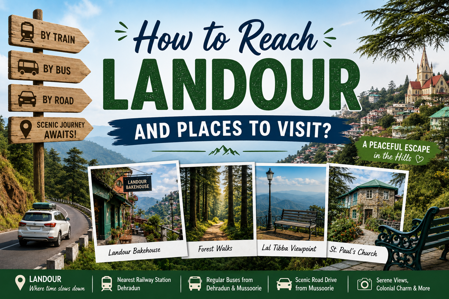 How to Reach Landour and Places to visit?