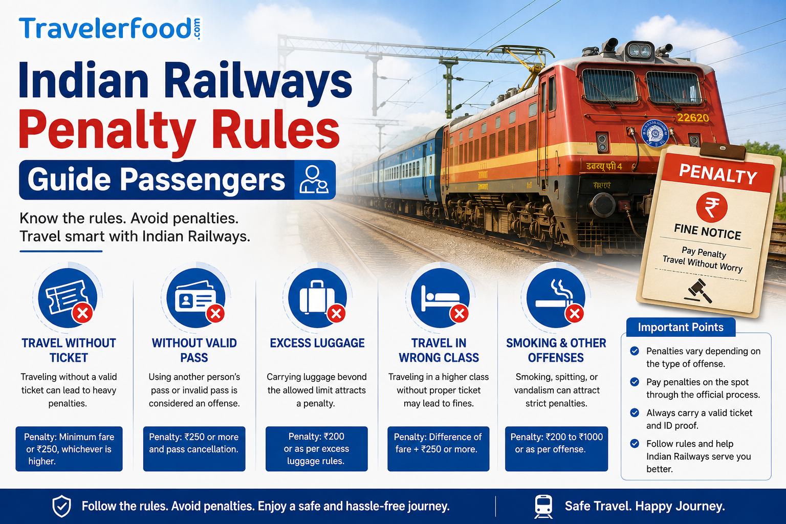 Indian Railways penalty